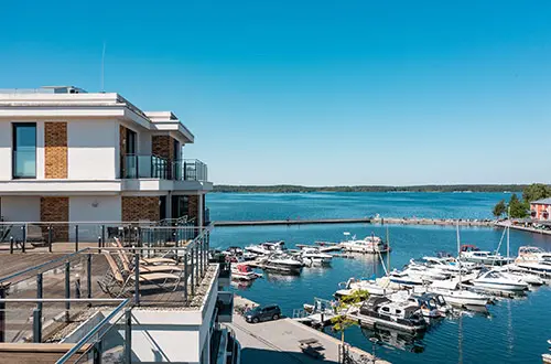 Dachterrasse Hafenresidenz Waren (Müritz)