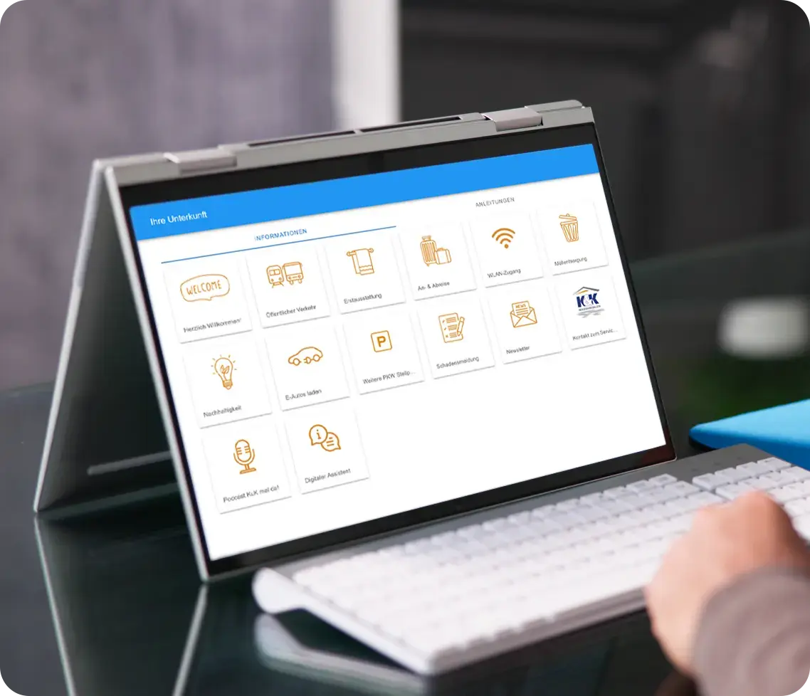 Digitales Gastgeber-Dashboard
